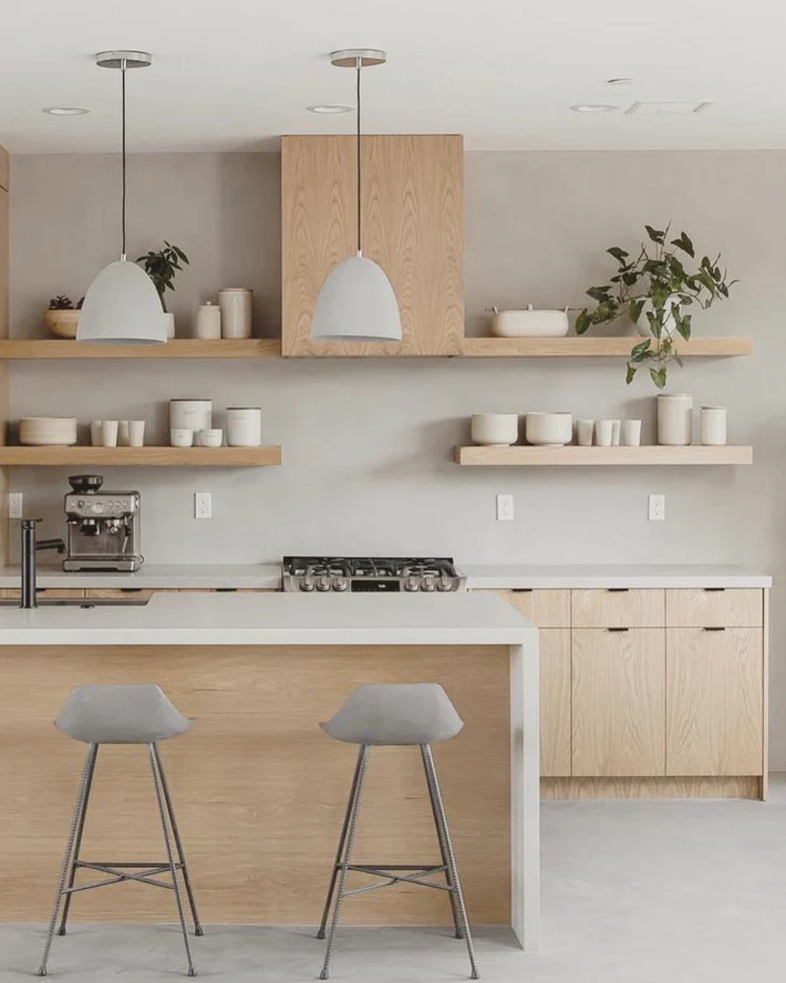 Dekorativní stěrka kuchyne na zed